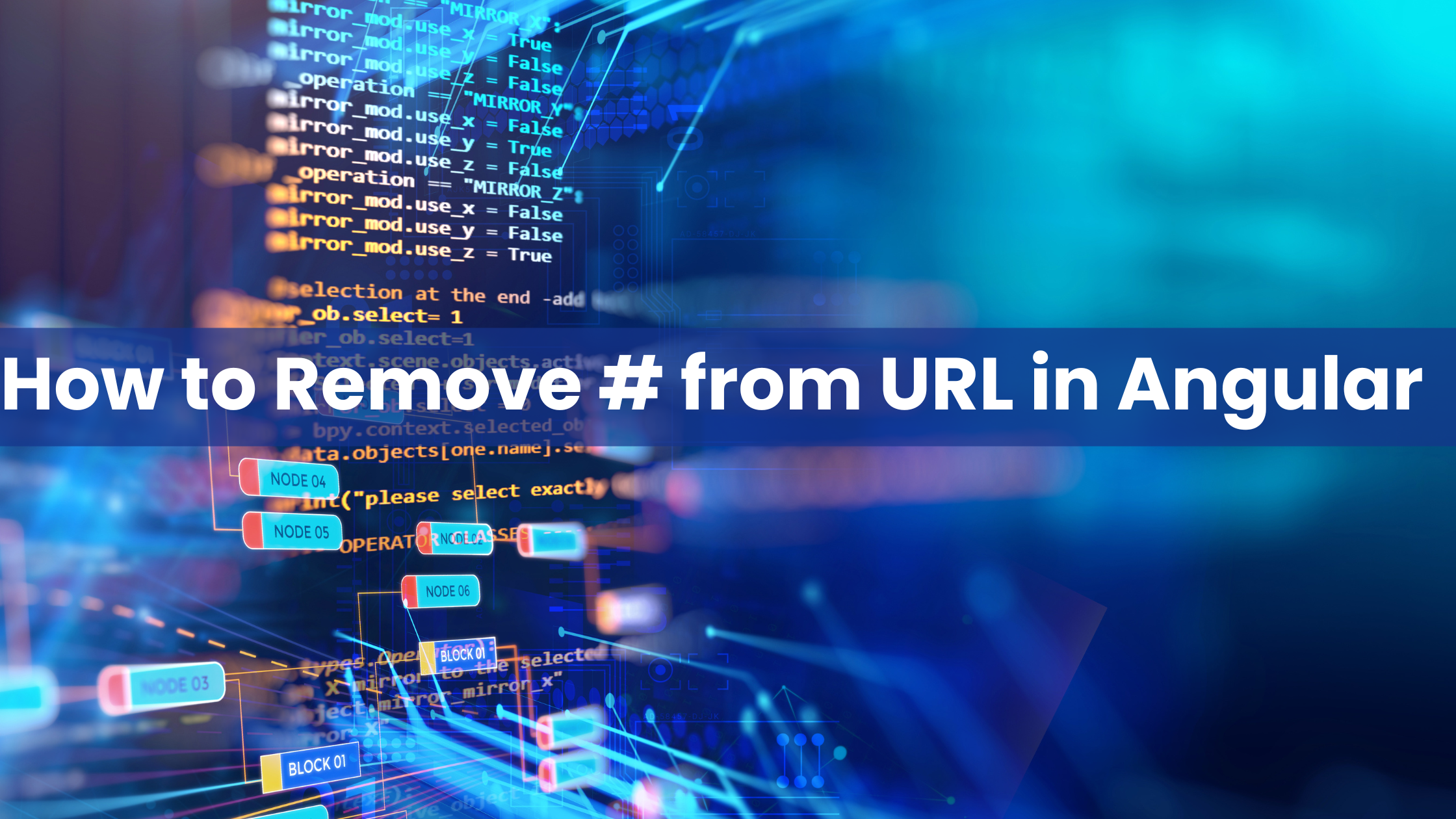 How to remove # from URL in Angular